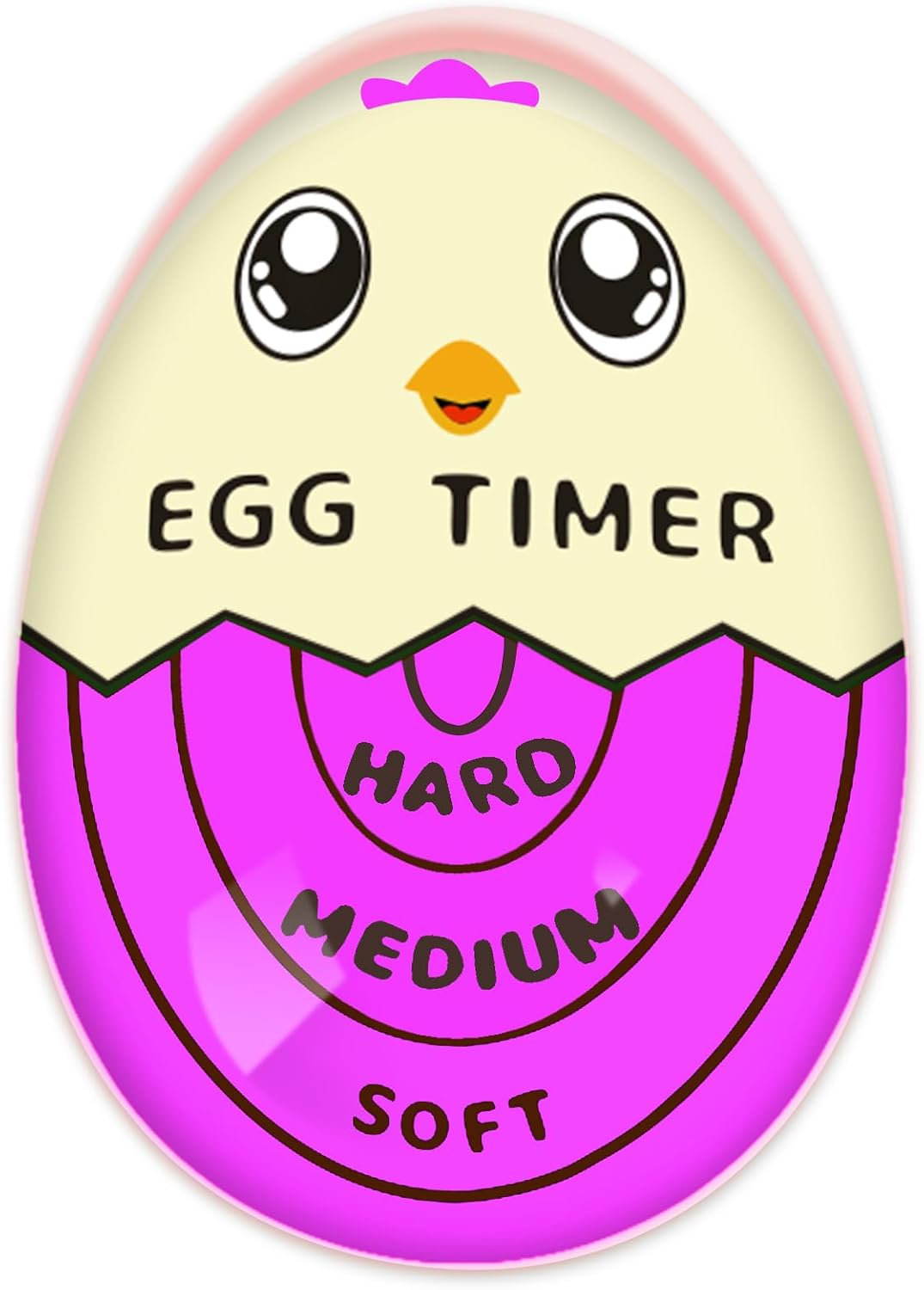 Temporizador hervir huevos color morado