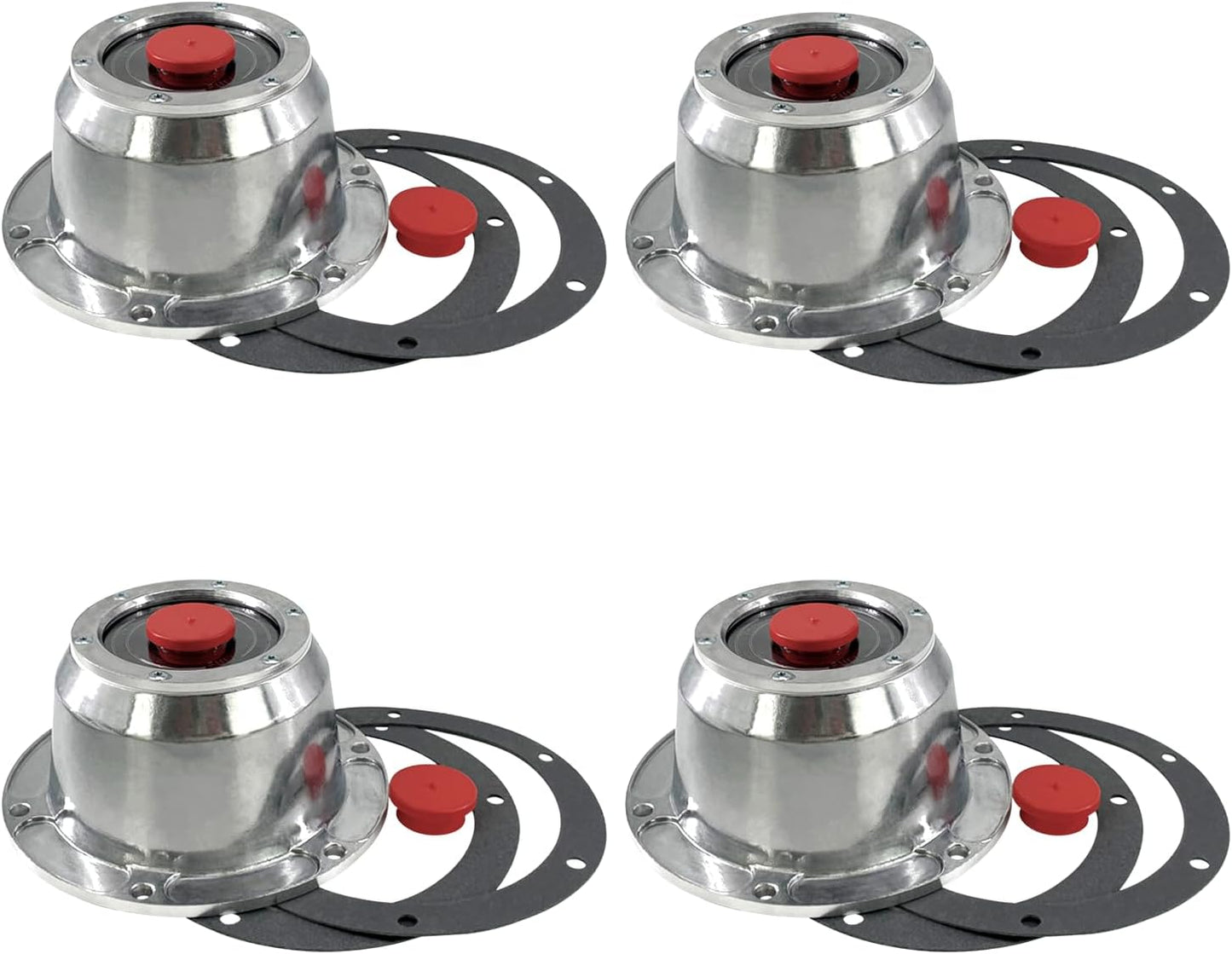 Set 4 tapas cubo aluminio 343-4195 con tapones