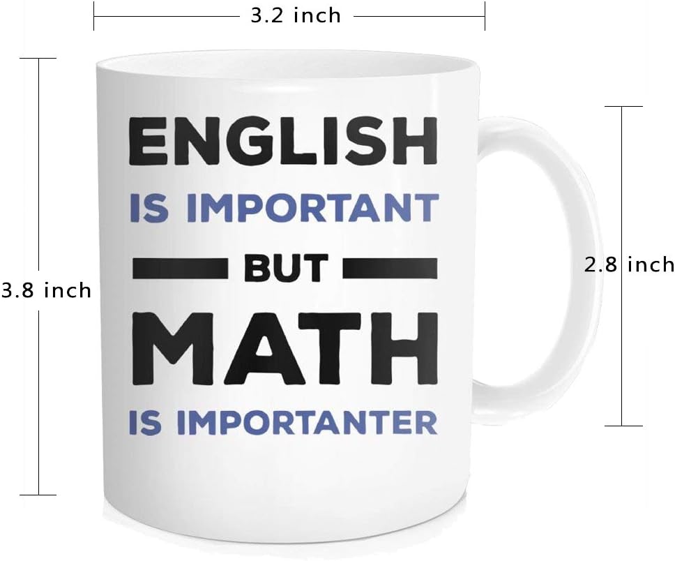 Taza café profesor matemáticas 11oz color blanco