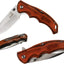 Cuchillo plegable 3.5" trébol 4 hojas con clip