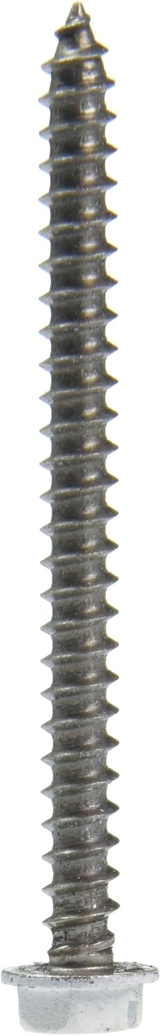 Tornillos chapa cabeza hexagonal blanca 8x2 12 Pzas
