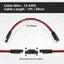 Cable extensión 10 AWG 1 pie conector SAE para batería RV motor