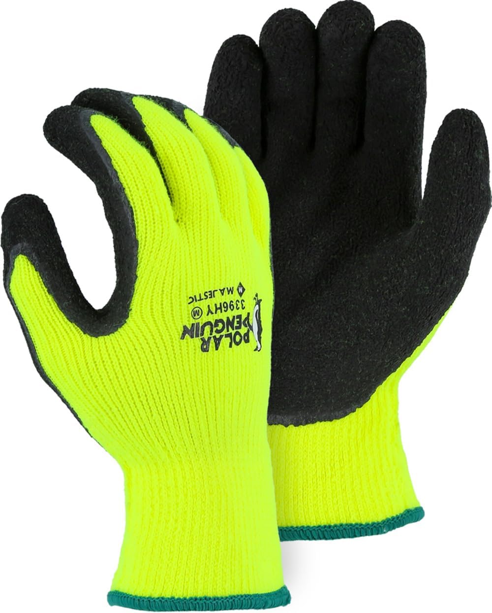 Guante felpa invierno palma látex espumado 12uds
