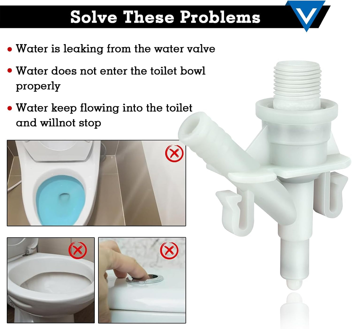 Kit válvula agua caravana comp Sealand Dometic 300-321
