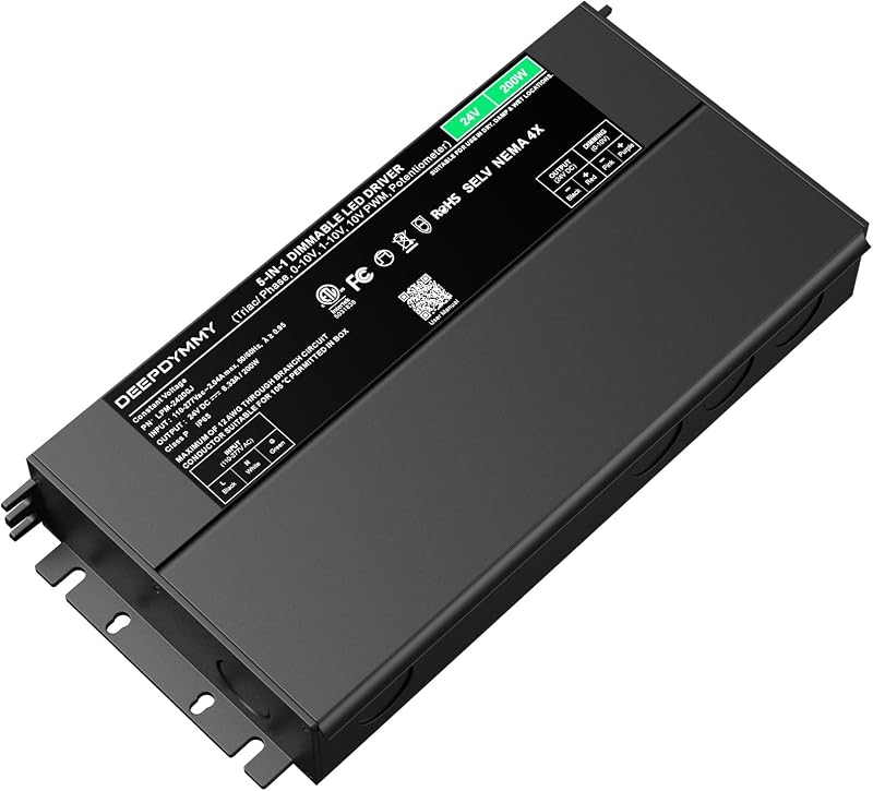 Controlador LED 200W 24V Triac/ELV/MLV/0-10V/PWM