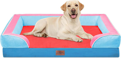 Cama ortopédica perro XL 42x30pulg impermeable con funda lavable