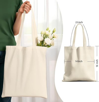 Pack 1-200 Bolsas Lona Reutilizables 14x15"