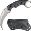 Cuchillo garra supervivencia acero D2 mango G10 4pulg