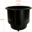 Portavasos plástico negro para barco coche 8 Uds