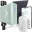 Temporizador agua WiFi grifo jardín energía solar 365d