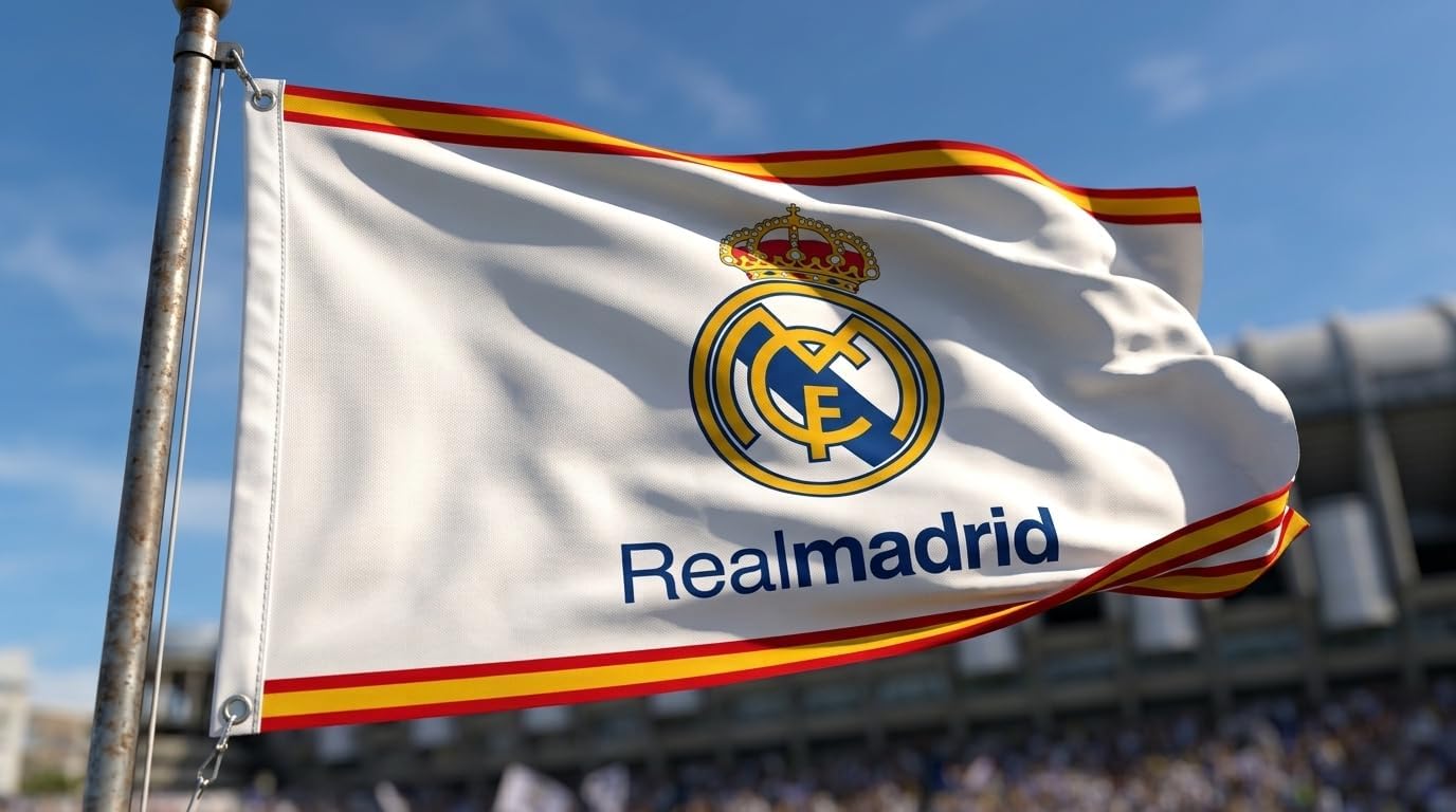 Bandera Real Madrid 3x5ft pancarta interior exterior