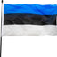 Bandera Estonia poliéster 3x5ft con ojales latón