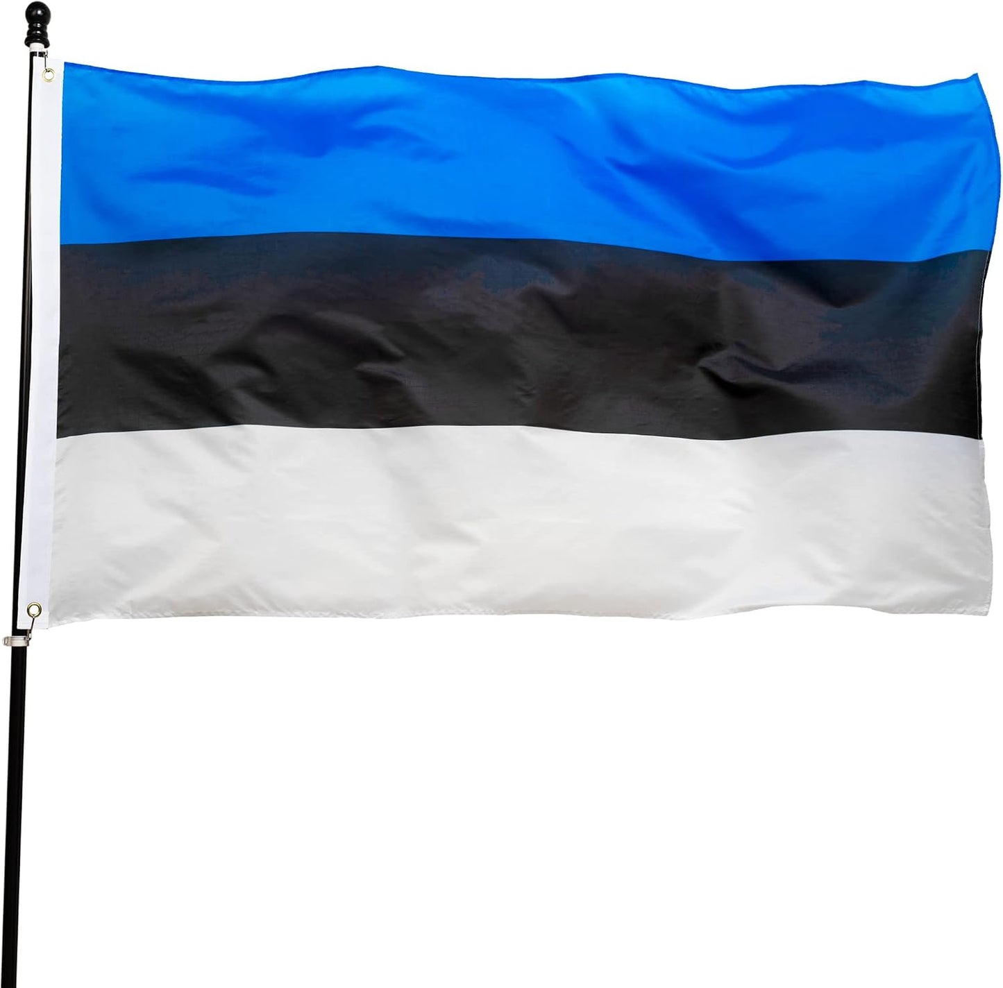 Bandera Estonia poliéster 3x5ft con ojales latón