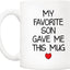Taza divertida regalo navidad cumpleaños papá mamá 11oz