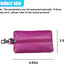 Funda cuero llaves auto cartera unisex violeta