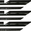 3 Pzas Emblemas V-Blackwing 3D CT4 CT5 2020- Negro
