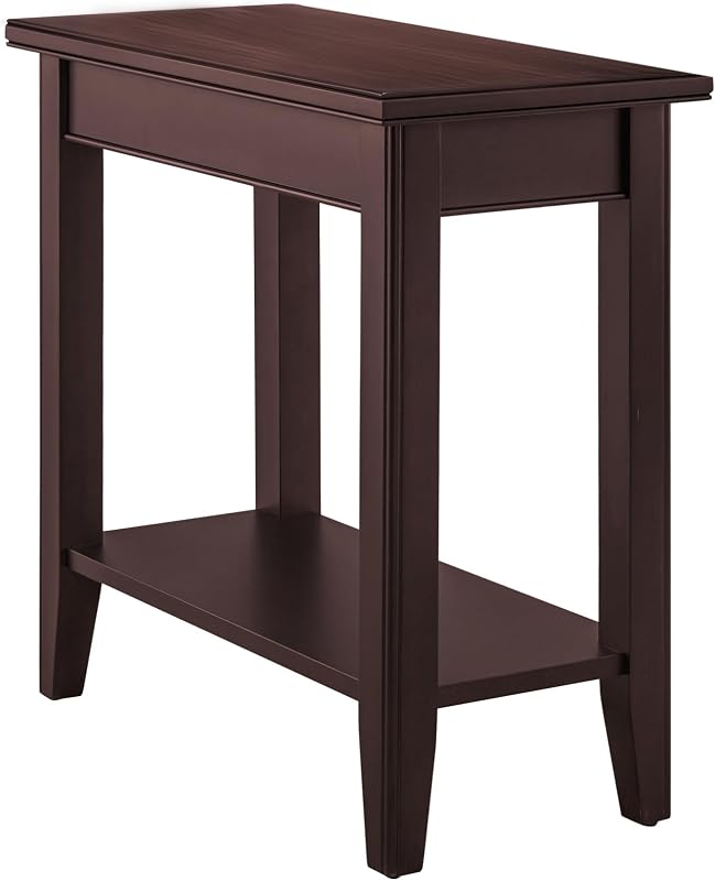 Mesa rinconera Laurent madera noble chocolate