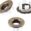 3 Pzas Anillos Desbordamiento Fregadero Baño Bronce Antiguo