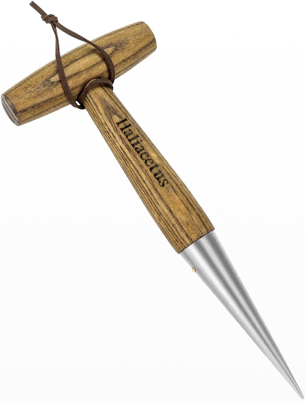 Dibber acero inox mango madera 11pulg plantar semillas