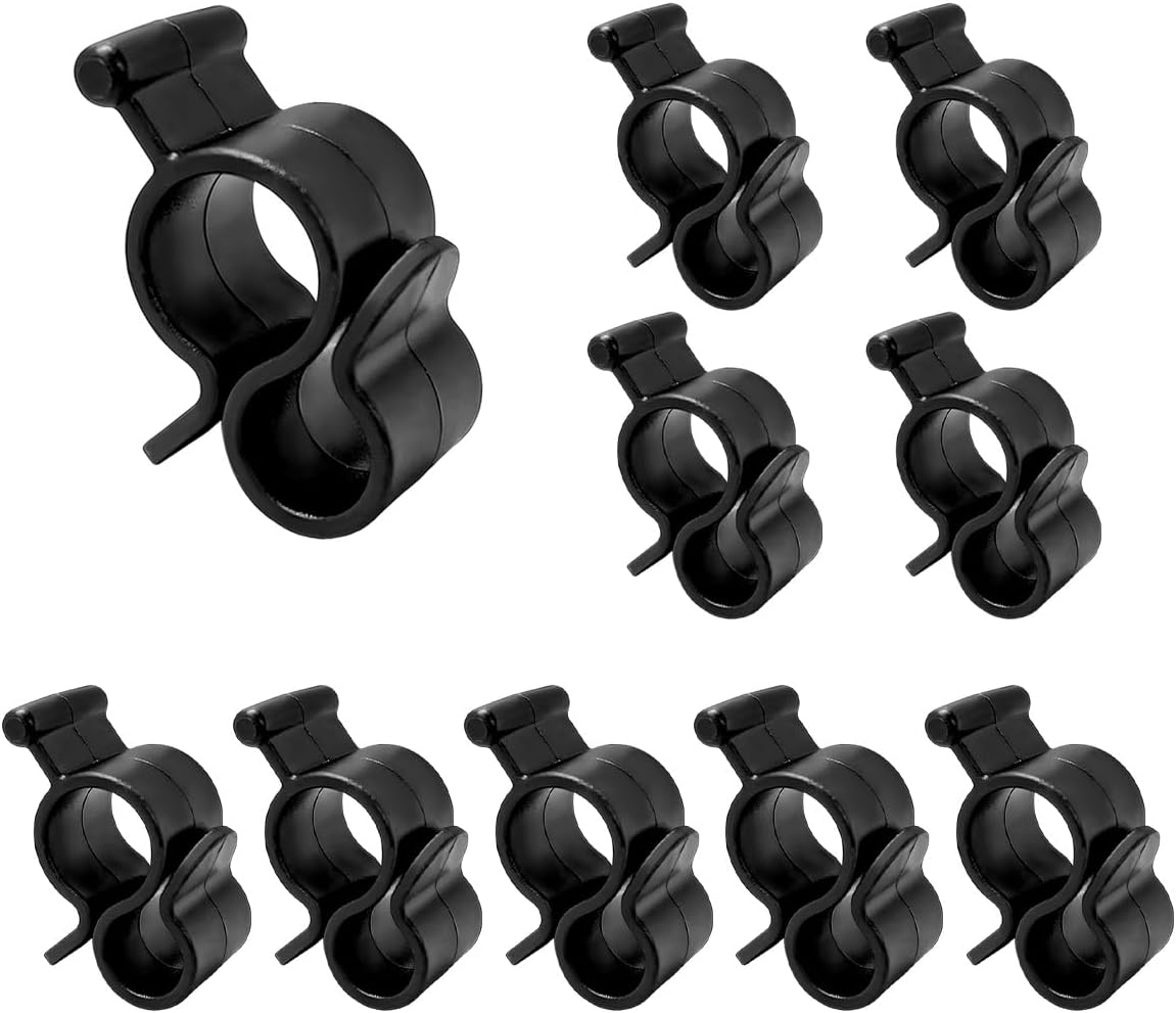 10 Pzas Clip Toldo con Luz Cuerda Gancho Plástico Durable