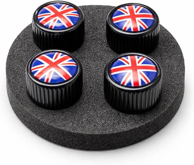 Funda llanta Mini Cooper 4 Uds tapas válvula negro