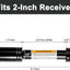 Cerradura pasador enganche negro 5/8" para receptor 2"