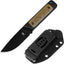 Cuchillo EDC hoja fija D2 2.93pulg mango G10 con funda
