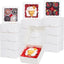 50 Cajas Panadería 3¼x3¼x1½pulg con Ventana