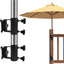 Soporte sombrilla patio ajustable base cubierta silla balcón