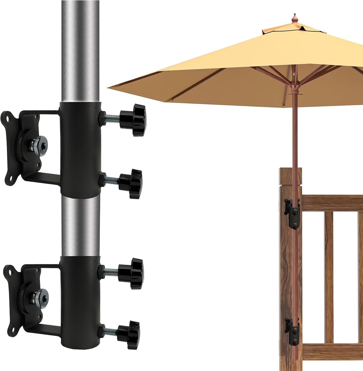 Soporte sombrilla patio ajustable base cubierta silla balcón