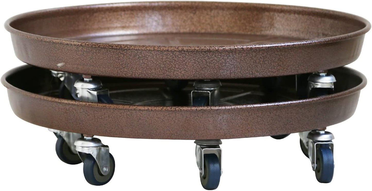 Soporte redondo para plantas 20pulg con ruedas 480lb