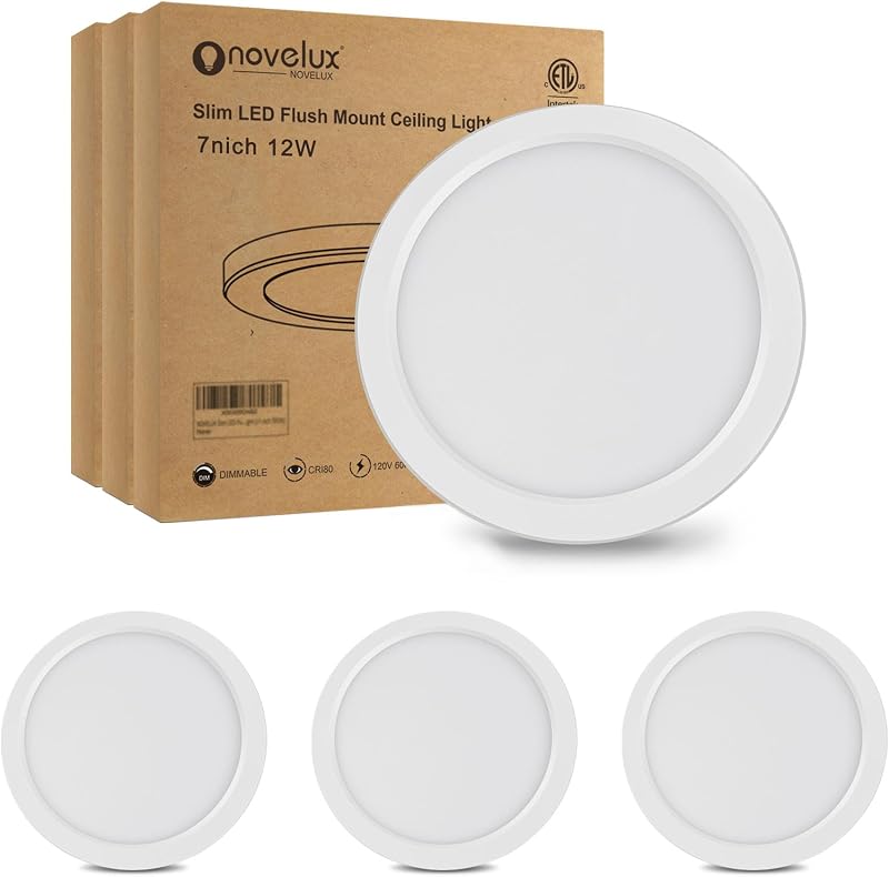 Lámpara techo empotrada LED 7" 12W 1200lm regulable 5000K