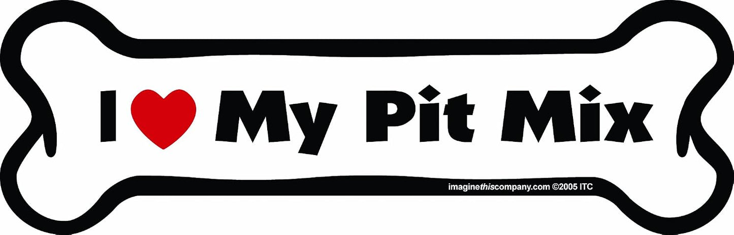 Hueso plástico con imán 2x7pulg pit mix
