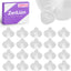 20 Ventosas Transparentes Antideslizantes para Mesa Cristal
