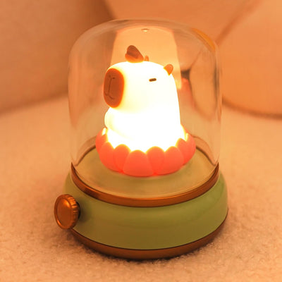 Luz nocturna Capybara recargable para niños
