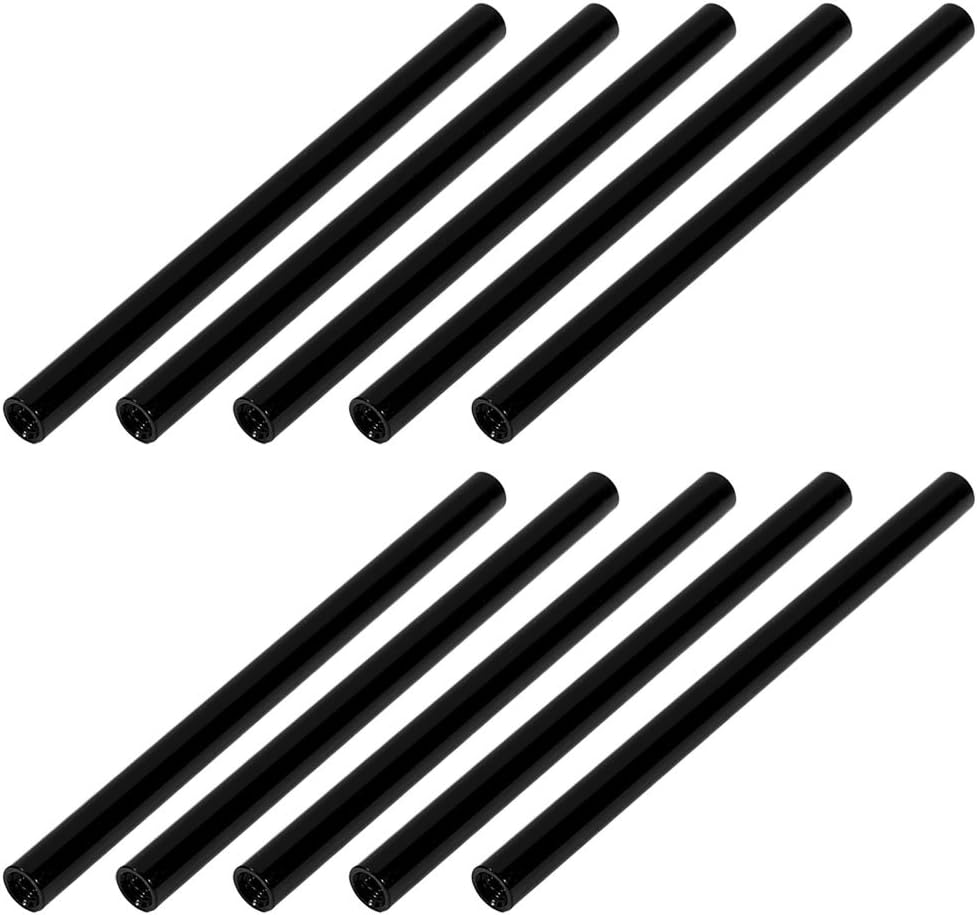 10 Pzas Separador M3 2.953pulg Aluminio Negro para Cuadricóptero