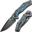 Cuchillo bolsillo hoja CPM S35VN 3.11" mango titanio negro