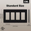 Placa pared decorativa 4 posiciones sin tornillos set 4
