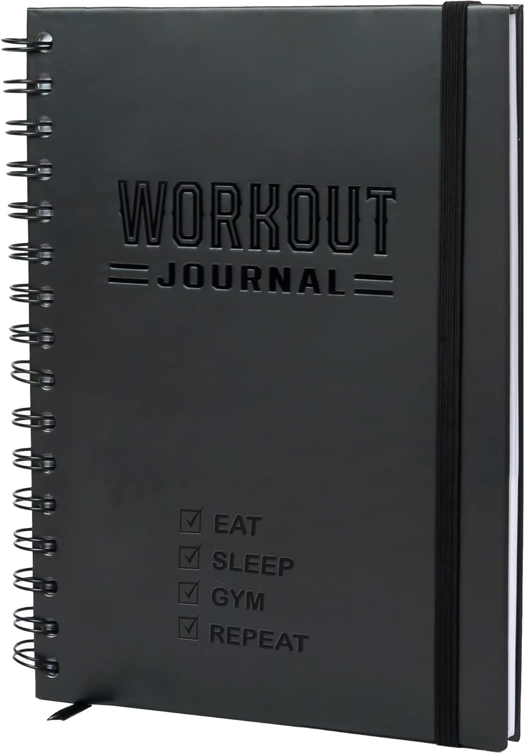 Diario fitness tapa dura planificador entrenamiento A5 resistente