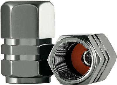 Tapones válvula neumática aluminio gris sello goma 8