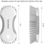 2 Pzas Cepillo Multiusos Rígido Antiderrap Baño Cocina Gris