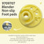 Pies mezcladores absorbentes de vibración de goma para KitchenAid KSM150-160