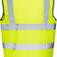 Chaleco ajustable alta visibilidad Hi Vis-Amarillo