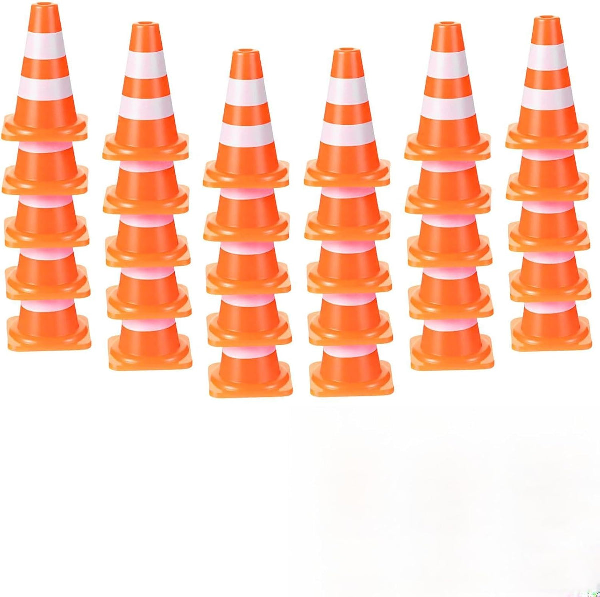 30 Mini Conos Naranjas 1pulg para Barricadas Carretera