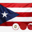 Bandera Puerto Rico doble cara 3x5 exterior nailon 210D