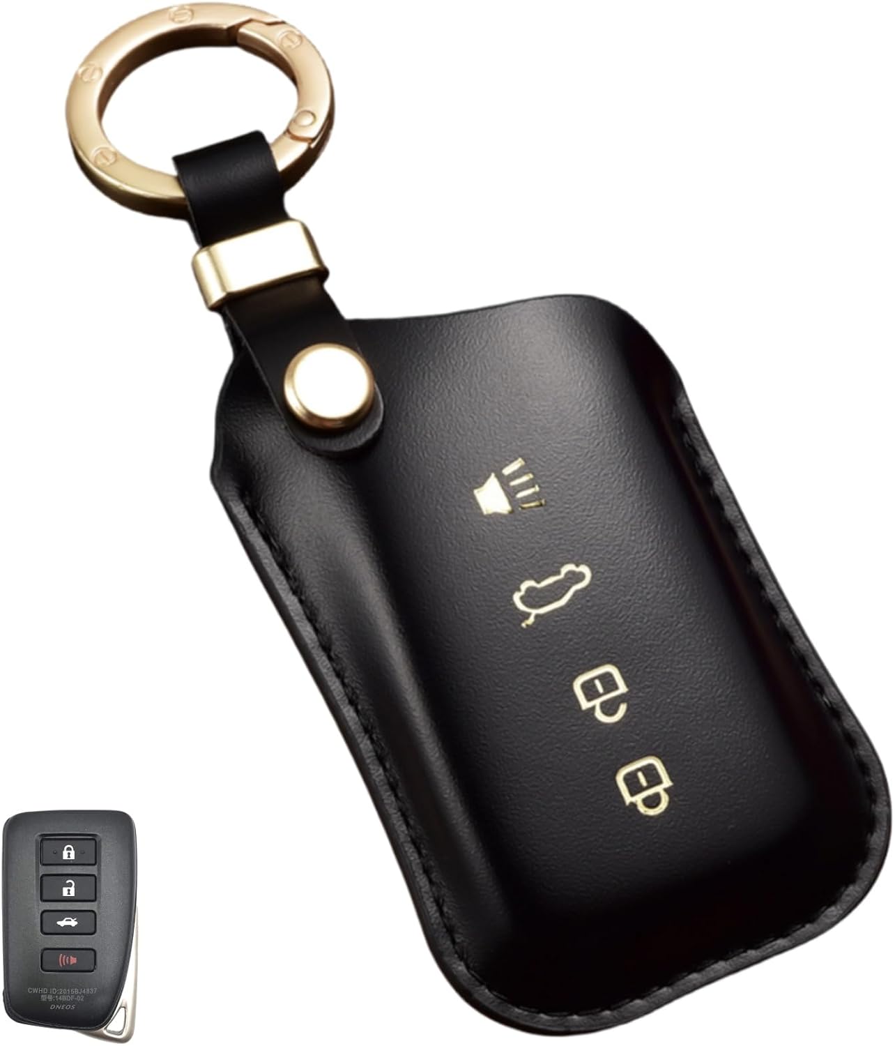 Funda llavero Lexus piel suave 4 botones comp