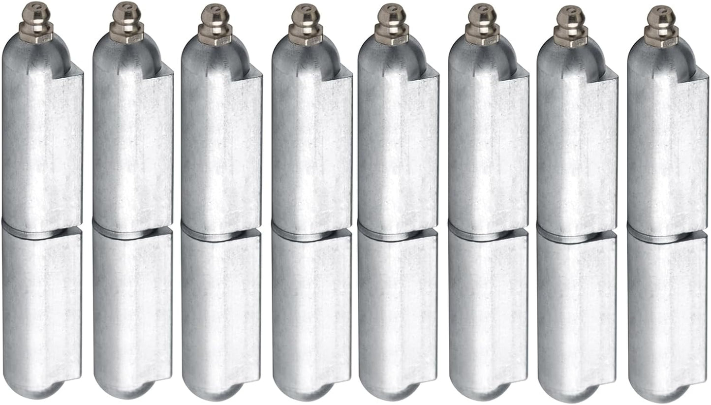 8 Bisagras Aluminio 4x5/8pulg con Grasa Zerk Puerta Barco