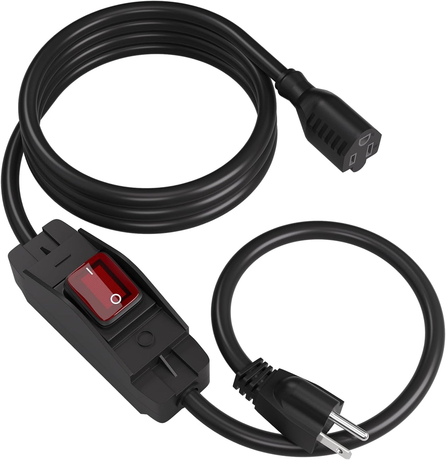 Cable extensión con interruptor 3 clavijas impermeable 1875W