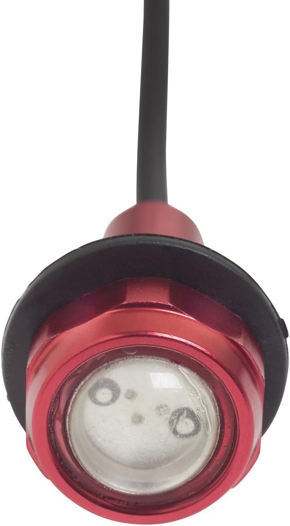 Kit 2 Luces LED Rojas para Barco Botón Encendido
