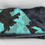 Manta viaje suave con bolsa perro negro para camping y playa